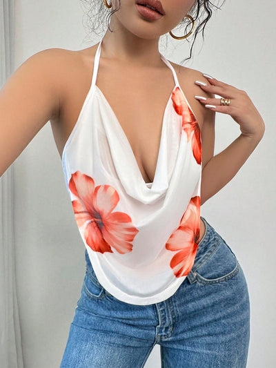 Blusa Halter Estilo Vacacional Hot Girl - Image 14
