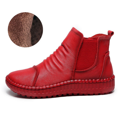 Botas de Invierno para Mujer con Forro de Terciopelo y Cuero - Image 8
