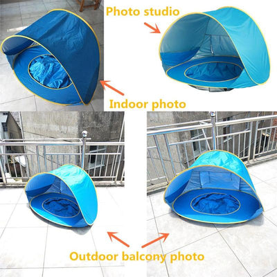 Carpa Portátil para Bebé con Protección UV - Refugio Solar para Playa y Piscina - Image 10