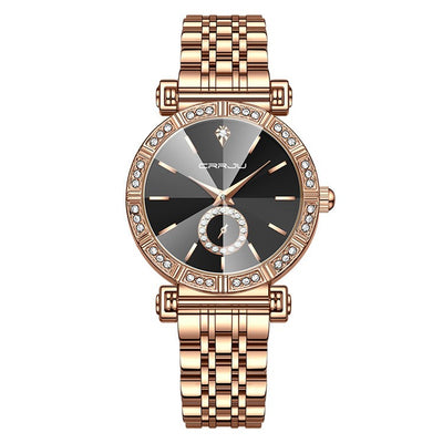 Reloj para Mujer con Correa de Acero y Diamantes Incrustados - Image 6