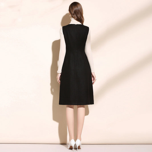 Vestido Slim Sin Mangas de Temperamento Elegante para Mujer - Image 2