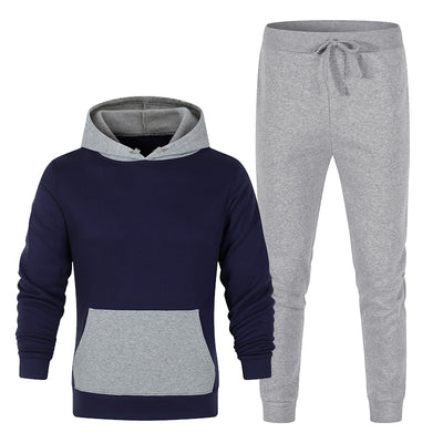 Conjunto Deportivo de 2 Piezas con Contraste de Colores - Sudadera y Pantalón - Image 13
