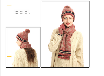Conjunto de Abrigo Invernal: Gorro, Bufanda y Guantes de Acrílico - Image 11