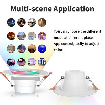 Foco Inteligente Bluetooth con Parlante, Control por Voz y Luz RGB Regulable - Image 4