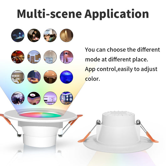 Foco Inteligente Bluetooth con Parlante, Control por Voz y Luz RGB Regulable - Image 4