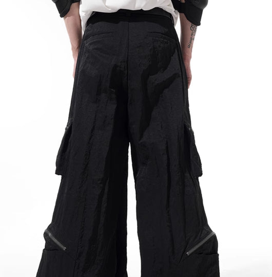 Pantalones Casuales con Diseño Multi-Cierre de Tres Pliegues - Image 11