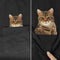 Playera de Algodón con Estampado Animal de Manga Corta