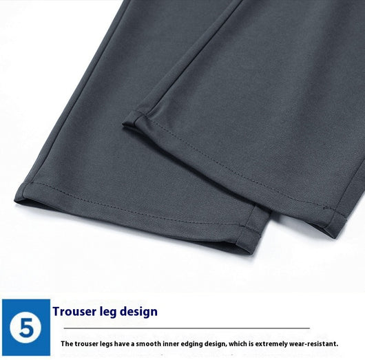 Pantalones de Cintura Elástica Holgados y Rectos para Hombre - Image 25