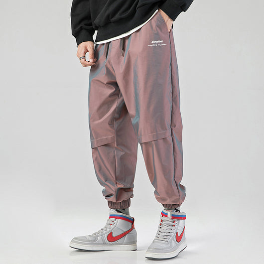 Pantalones Harem Reflectantes Brillantes - Image 8