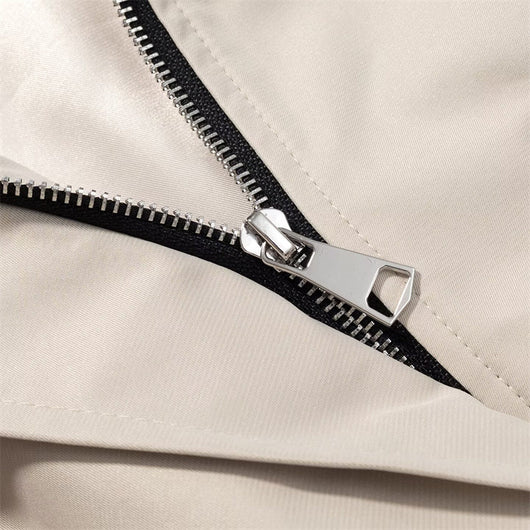 Gabardina con Cuello Parado y Cinturón para Mujer - Image 12