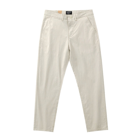 Pantalones Casuales Hombre Verano Transpirables Ajuste Cónico Elástico - Image 6