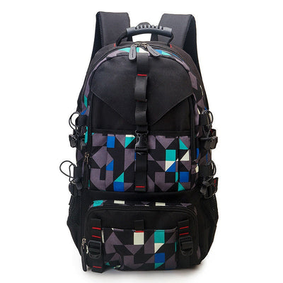 Mochila de Senderismo Impermeable Oxford - Resistente y Versátil - Image 12