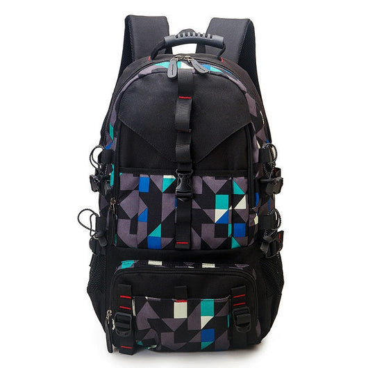 Mochila de Senderismo Impermeable Oxford - Resistente y Versátil - Image 12