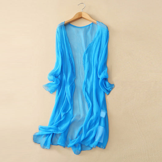Cardigan Protección Solar Transpirable - Blusa Fresca Ideal para Aire Acondicionado - Image 6