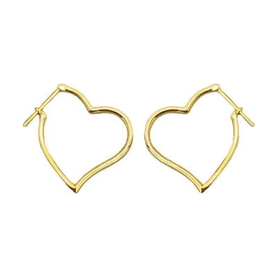 Aretes de Oro Amarillo Au750 Lujo Minimalista para Mujer - Image 6