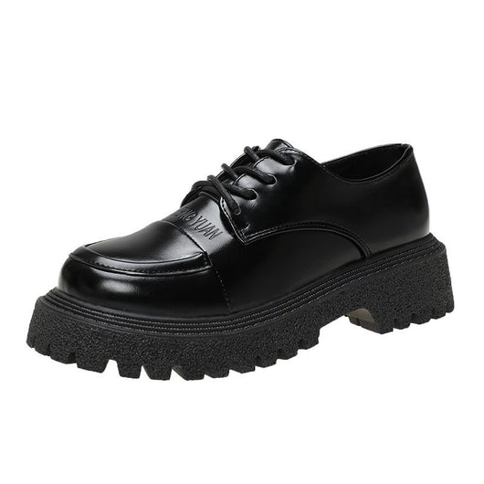 Zapatos de Plataforma Estilo Británico Retro para Mujer - Mocasines de Cuero Primavera - Image 12