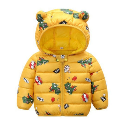 Chaqueta Acolchada Infantil con Diseño de Dinosaurio - Image 2