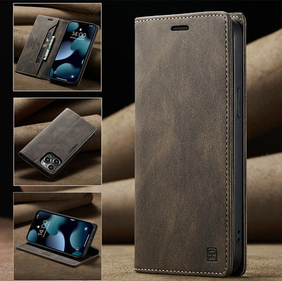 Funda de Cuero Vintage para Celular con Diseño Ejecutivo - Image 10