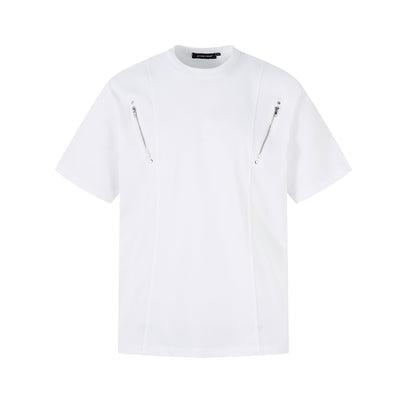 Playera de Manga Corta con Costuras de Personalidad - Image 6