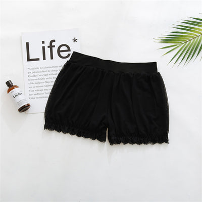 Leggings Escolares Blancos con Shorts Integrados Anti-transparencia - Image 6