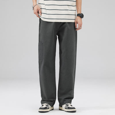 Pantalones de Trabajo Casuales Holgados en Algodón para Hombre - Image 11