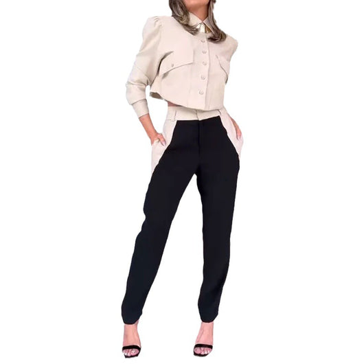 Conjunto Elegante: Blusa de Manga Larga y Pantalón - Image 12