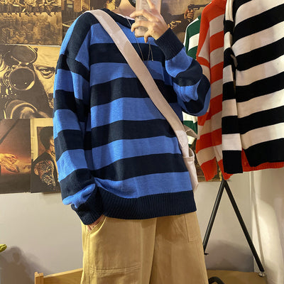 Suéter Suelto Cuello Redondo para Hombre - Otoño e Invierno - Image 10
