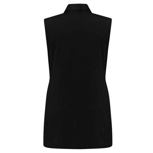 Chaleco Desflecado Talla Grande - Top Elegante sin Mangas - Image 5