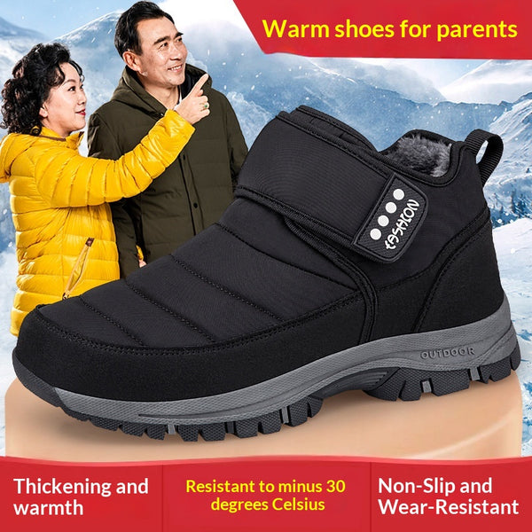 Zapatos Térmicos de Algodón con Forro Polar para Hombre