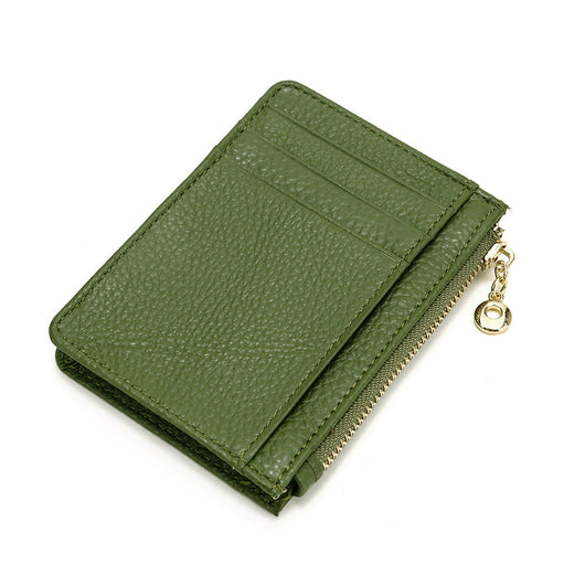 Billetera Compacta de Cuero para Mujer con Monedero Cremallera - Image 12
