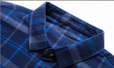 Camisa de Cuadros Manga Larga para Hombre Maduro - Image 12