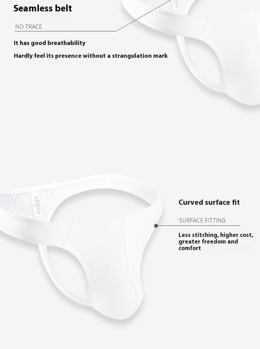 Bóxer Tipo Tanga Masculino Transpirable Ice Silk Cintura Baja Verano - Image 19