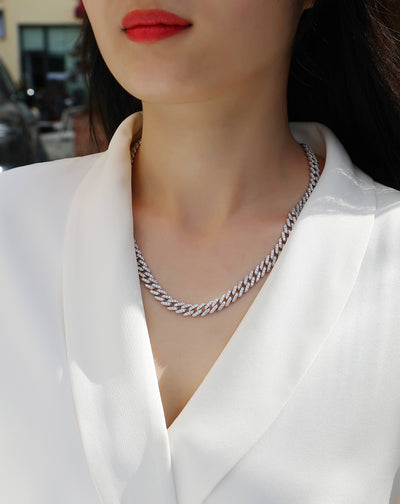 Collar Mayfly Mercury - Joya de Lujo Ligero con Moissanita Premium y Plata 925 - Image 7