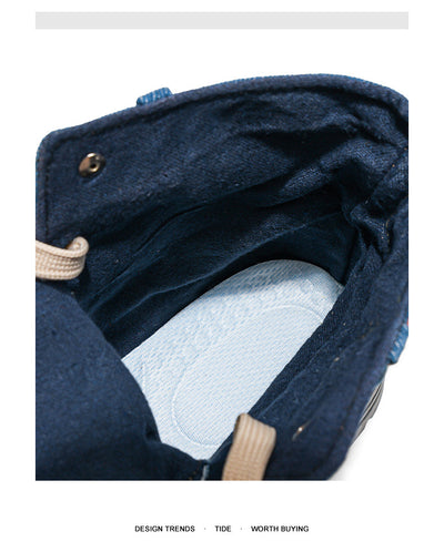 Botas Martin Denim Talla Grande para Hombre - Calzado de Trabajo Versátil - Image 11