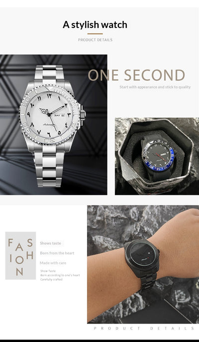 Reloj Mecánico Deportivo para Hombre con Esfera Luminosa, Calendario y Resistencia al Agua - Image 10