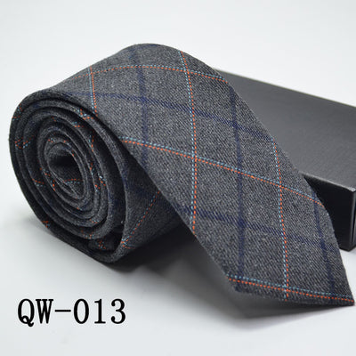 Corbata Angosta de Lana Elegante para Hombre - Image 14