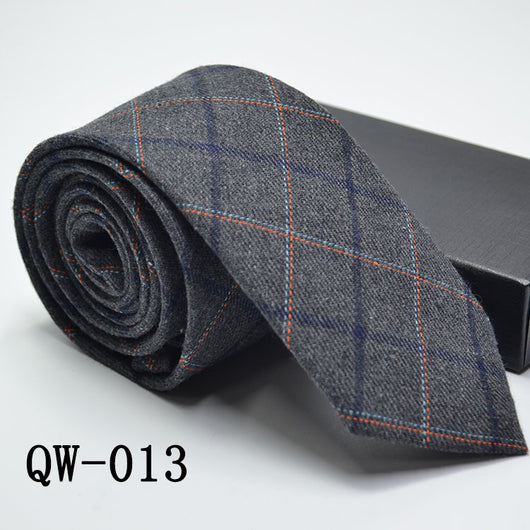 Corbata Angosta de Lana Elegante para Hombre - Image 14