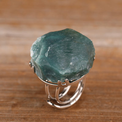 Anillo Ajustable de Oro con Perlas Irregulares - Image 3