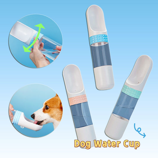 Bebedero Portátil para Perros y Gatos - Dispensador de Agua para Viajes