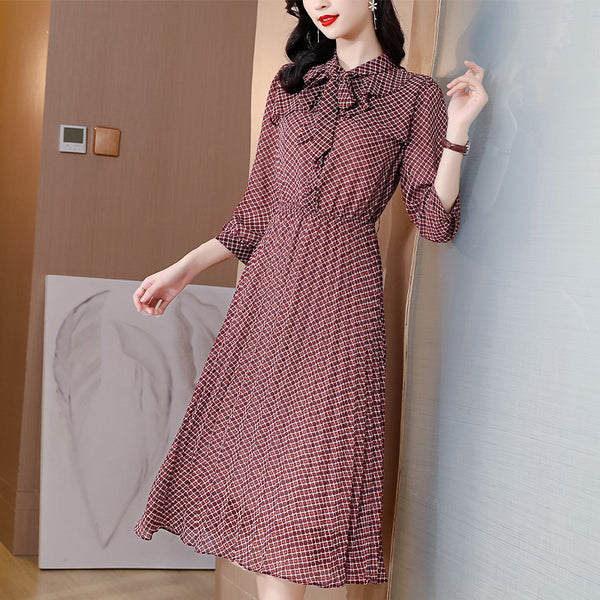 Vestido Floral de Gasa para Mujer - Elegancia y Comodidad