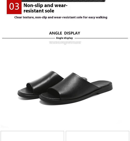 Sandalias Casuales de Cuero para Hombre - Comodidad de Verano - Image 13