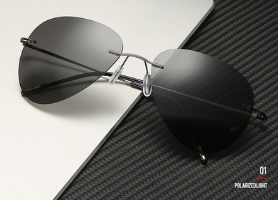 Gafas de Sol Polarizadas Titanio Ultraligeras sin Marco - Image 10
