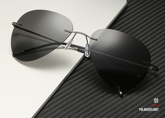 Gafas de Sol Polarizadas Titanio Ultraligeras sin Marco - Image 10