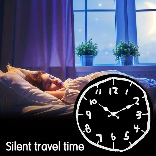 Reloj de Pared Cuarzo Elegante 30cm - Decoración Moderna para el Hogar
