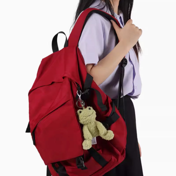 Llavero Peluche Rana Adorable para Mochila Escolar