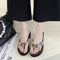 Chanclas de Moda para Mujer con Corazón de Cristal y Strass Suela Gruesa