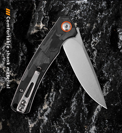 Cuchillo de Acero D2 con Fibra de Carbono para Camping y Aventura - Image 10