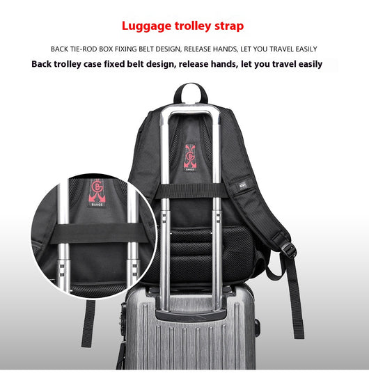Mochila Escolar de Gran Capacidad Impermeable con Puerto de Carga y Compartimento para Auriculares - Image 10