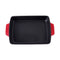 Red And Black Solid 33 x 23 x 7 cm