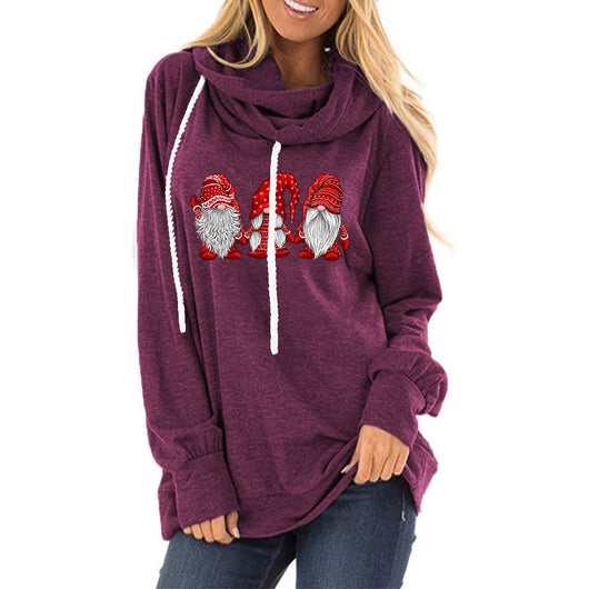 Sudadera Navideña con Cuello Tipo Polo y Mangas Largas - Image 3